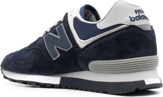 New Balance 576 logo-patch leather sneakers Blue
