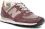 New Balance 576 panelled suede sneakers Red - Thumbnail 1
