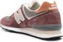 New Balance 576 panelled suede sneakers Red - Thumbnail 2