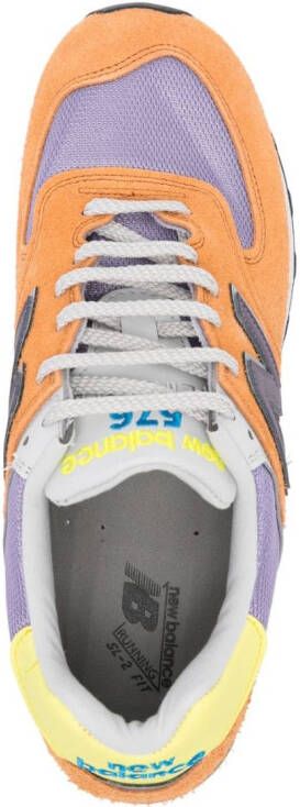 New Balance 576 suede sneakers Orange