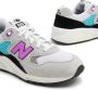 New Balance 550 logo-embossed leather sneakers White - Thumbnail 3