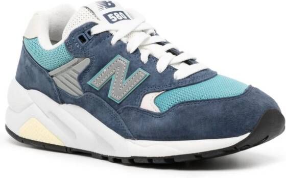 New Balance 580 V2 lace-up panelled sneakers Blue
