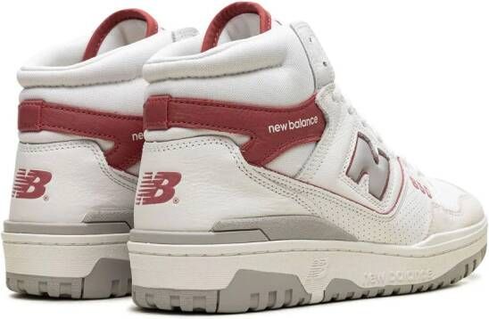 New Balance 650 high-top sneakers White