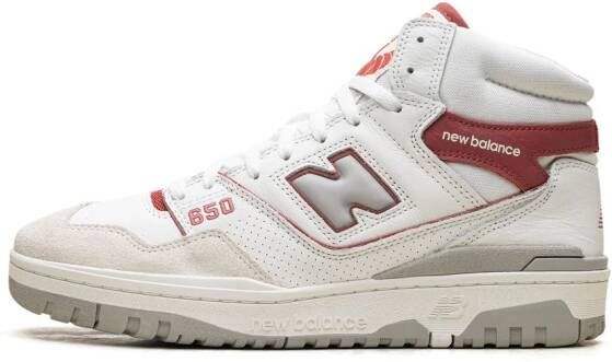 New Balance 650 high-top sneakers White