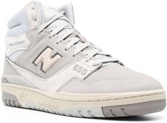 New Balance 650 high-top sneakers Grey