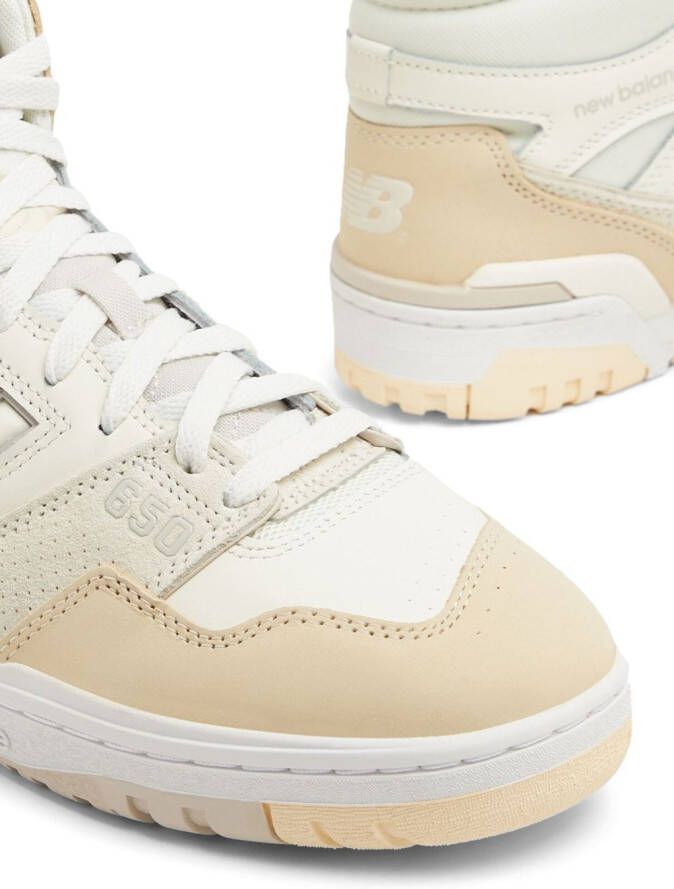 New Balance 650 high-top sneakers Neutrals