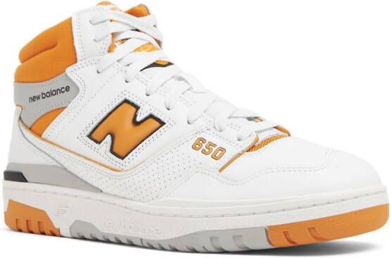 New Balance 650 high-top sneakers White