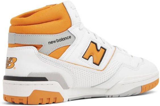 New Balance 650 high-top sneakers White