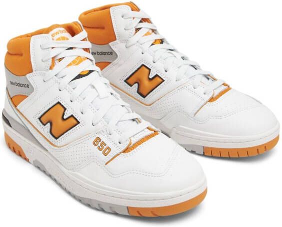 New Balance 650 high-top sneakers White