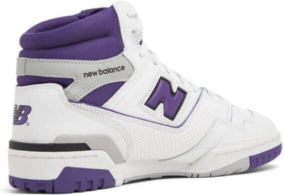 New Balance 650 high-top sneakers White