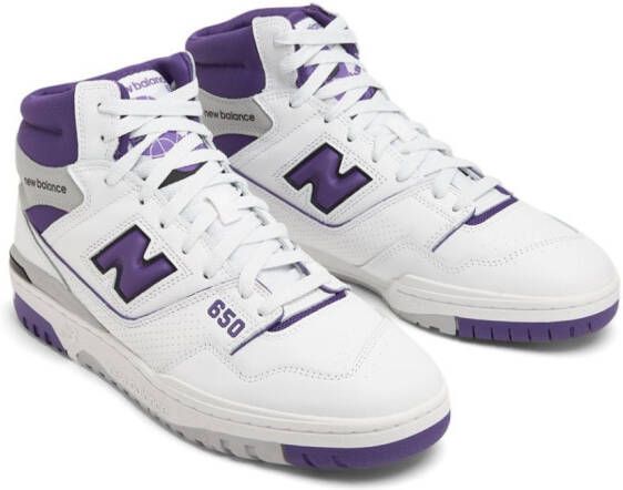 New Balance 650 high-top sneakers White