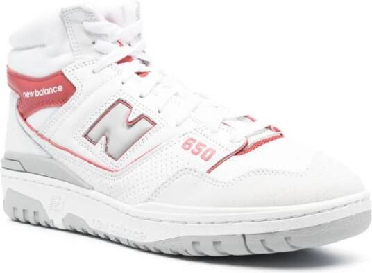 New Balance 650 high-top sneakers White