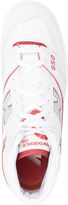 New Balance 650 high-top sneakers White