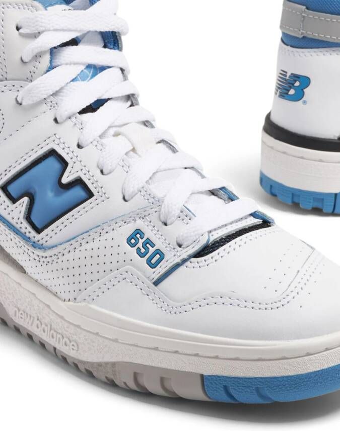 New Balance 650 high-top sneakers White