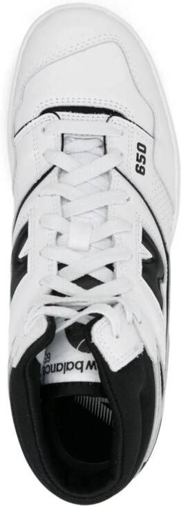 New Balance 650 high-top sneakers White
