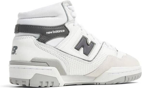 New Balance 650 leather hi-top sneakers White