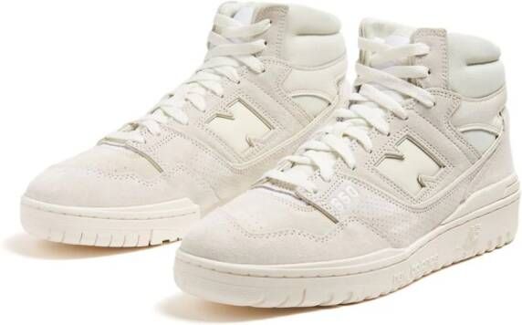 New Balance 650 suede high-top sneakers Neutrals