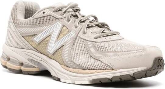 New Balance 860 panelled mesh sneakers Neutrals