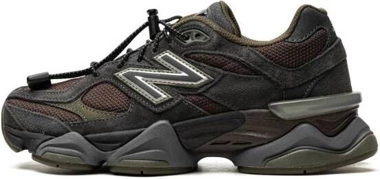 New Balance 9060 "Blacktop Dark Moss Black" sneakers Brown