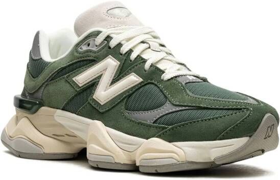 New Balance 9060 suede sneakers Green