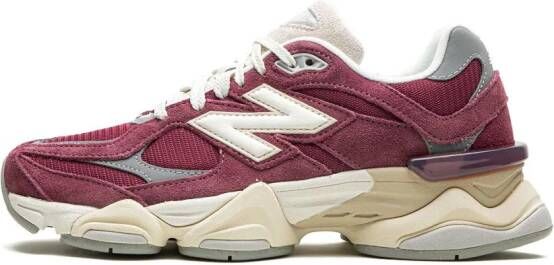 New Balance 9060 suede sneakers Red