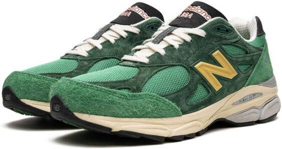 New Balance 990 V3 "Made In USA Green Yellow" sneakers