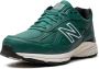 New Balance 990v4 Made in USA "Teal White" sneakers Green - Thumbnail 4