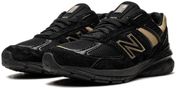 New Balance 990V5 "Black Gold" sneakers