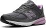 New Balance 990v5 "MiUSA Lead Dark Violet Glow" sneakers Grey - Thumbnail 5