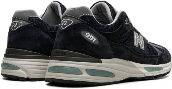 New Balance 991v2 "Dark Navy" suede sneakers Blue