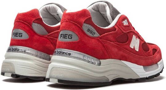 New Balance 992 "Kithmas Red" sneakers
