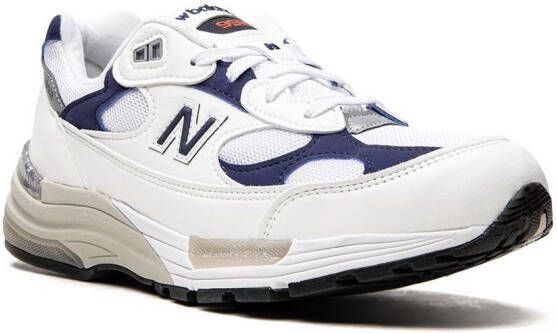 New Balance 992 "White Navy" sneakers