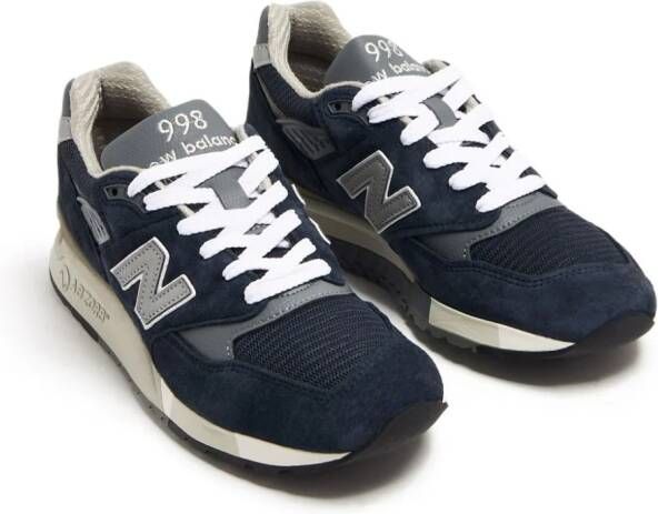 New Balance 998 logo-appliqué sneakers Blue