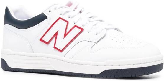 New Balance BB480 low-top sneakers White