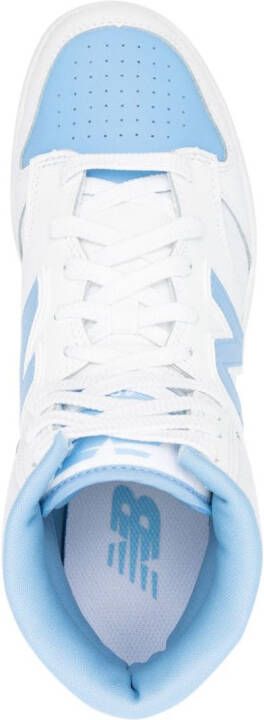 New Balance BB480 panelled sneakers White