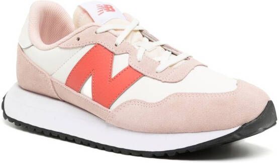 New Balance colour-block low-top sneakers Pink