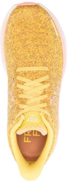 New Balance Fresh Foam lace-up sneakers Yellow