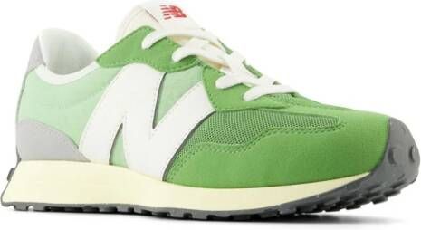 New Balance Kids 327 panelled suede sneakers Green