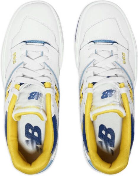 New Balance Kids 550 logo-embossed sneakers White