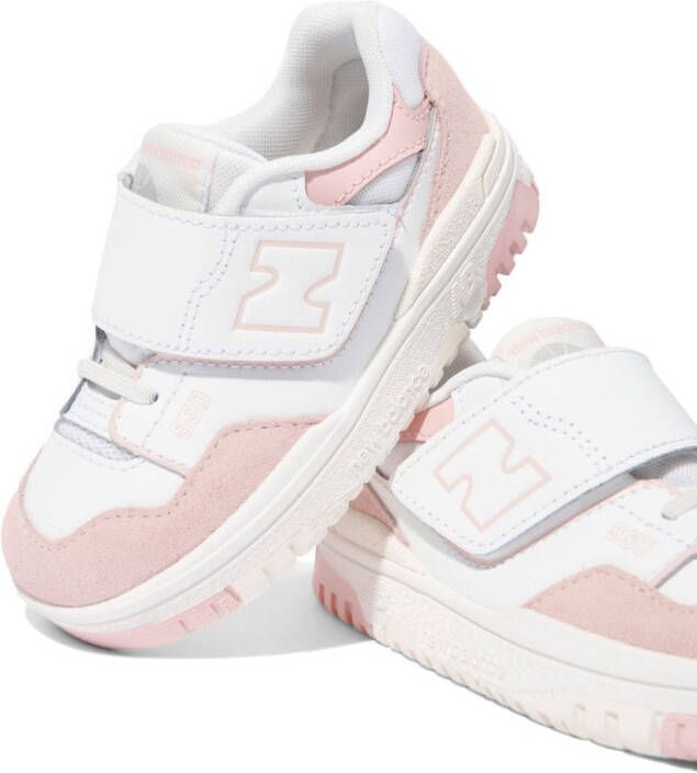 New Balance Kids 550 touch-strap sneakers White