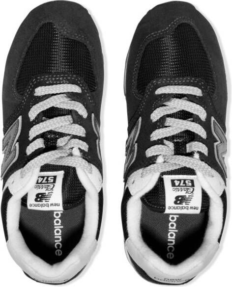 New Balance Kids 574 Core leather sneakers Black