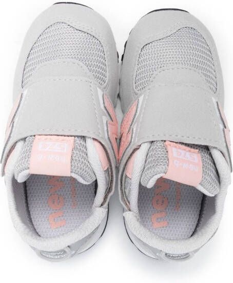 New Balance Kids 574 touch-strap sneakers Grey