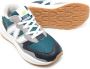 New Balance Kids logo-patch lace-up sneakers Blue - Thumbnail 2