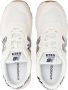 New Balance Kids logo-patch leather sneakers White - Thumbnail 3