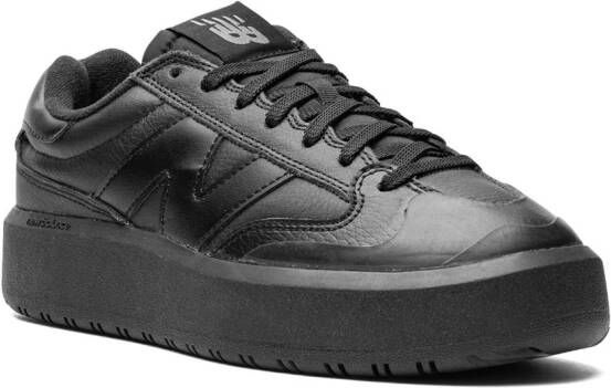 New Balance lace-up low-top sneakers Black