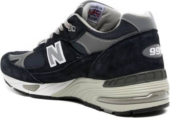 New Balance logo-patch lace-up sneakers Blue