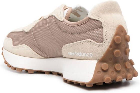 New Balance logo-patch lace-up sneakers Neutrals