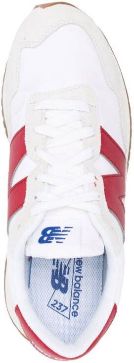 New Balance logo-patch lace-up sneakers White