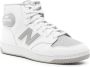 New Balance logo-patch leather sneakers White - Thumbnail 2