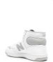 New Balance logo-patch leather sneakers White - Thumbnail 3